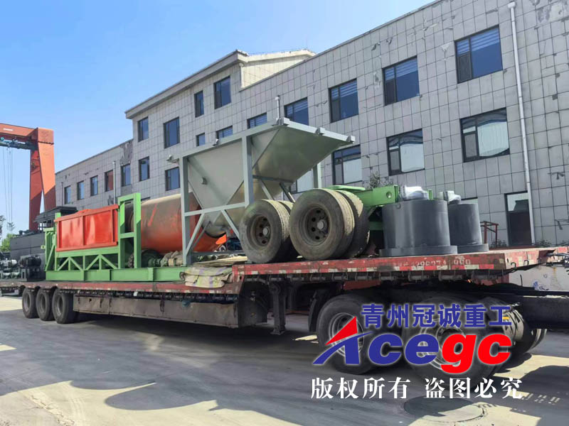 移動滾筒式洗石機出口外蒙